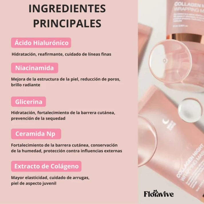 Mascarilla Facial de Colágeno